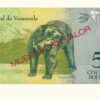 VENEZUELA, 50 Bolívares Fuertes, Septiembre-3-2009, Serie J8, UNC.  **MUESTRA SIN VALOR** - Imagen 2