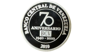 VENEZUELA, 50 Bs. Fuertes, 2010, UNC.  **70 ANIVERSARIO DEL BANCO CENTRAL DE VENEZUELA**