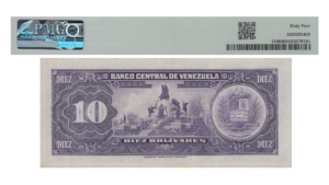 VENEZUELA, 10 Bolívares, Enero-29-1974, Serie H8, PMG64.