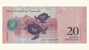 VENEZUELA, 20 Bolívares Fuertes, Mayo-24-2007, Serie F8, UNC.  **CAPICUA o RADAR**