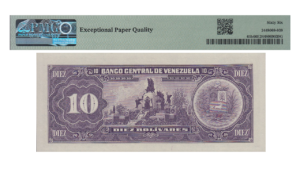 VENEZUELA, 10 Bolívares, Mayo-31-1990, PMG66-EPQ.  **REMANENTE**