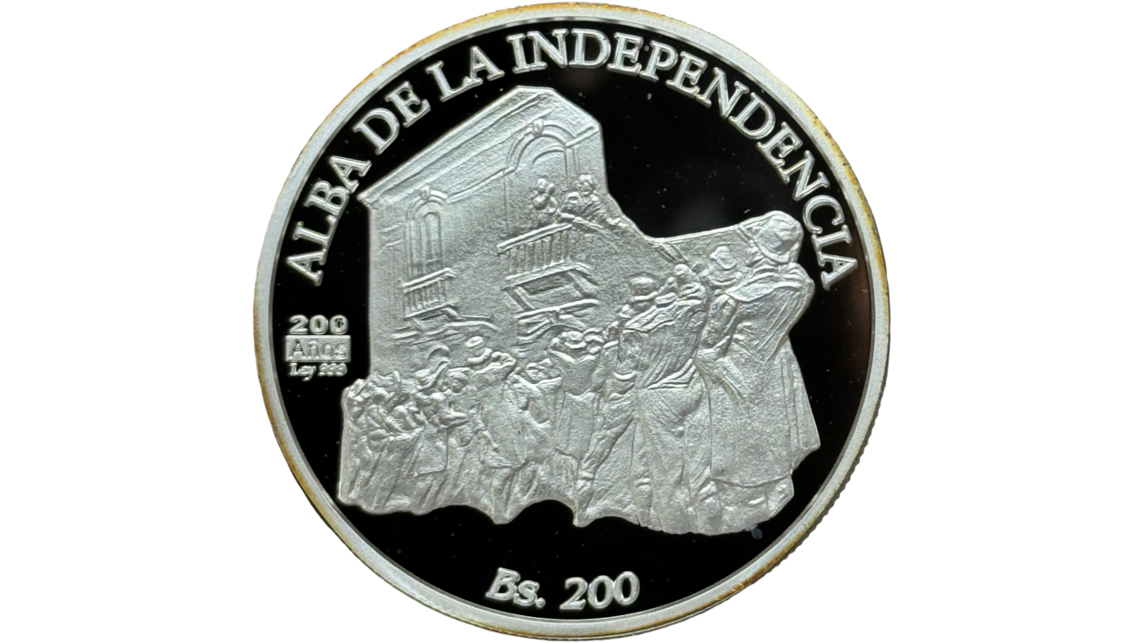 VENEZUELA, 200 Bolívares Fuertes, 2010, UNC. **ALBA DE LA INDEPENDENCIA** - Imagen 2