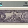 VENEZUELA, 10 Bolívares, Noviembre-19-1968, Serie E7, PMG64. - Imagen 2
