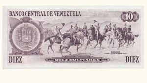 VENEZUELA, 10 Bolívares, Octubre-6-1981, Serie C8, UNC.  **CONMEMORATIVO**