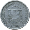 EE.UU. DE VENEZUELA, 1 Centavo, 1876, VF.