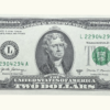 EE.UU., 2 Dollars, 2017, Serie L8A, UNC.  **DE LA SUERTE**