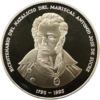 VENEZUELA, Medalla 1995, AU++.  **NATALICIO DEL MARISCAL, ANTONIO JOSE DE SUCRE, 1795-1995**