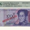 VENEZUELA, 1.000 Bolívares, Septiembre-10-1998, Serie A8, PMG67-EPQ.  **MUESTRA SIN VALOR**