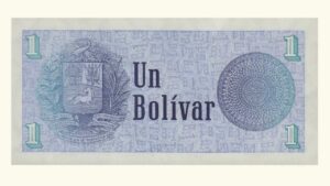 VENEZUELA, 1 Bolívar, Octubre-5-1989, Serie D8, UNC.  **TINOQUITO**