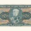 BRASIL, 2 Cruzeiros, 1956 - 1958, Serie 646A6, AU