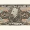 BRASIL, 5 Cruzeiros, 1962 - 1964, Serie 2391A6, AU
