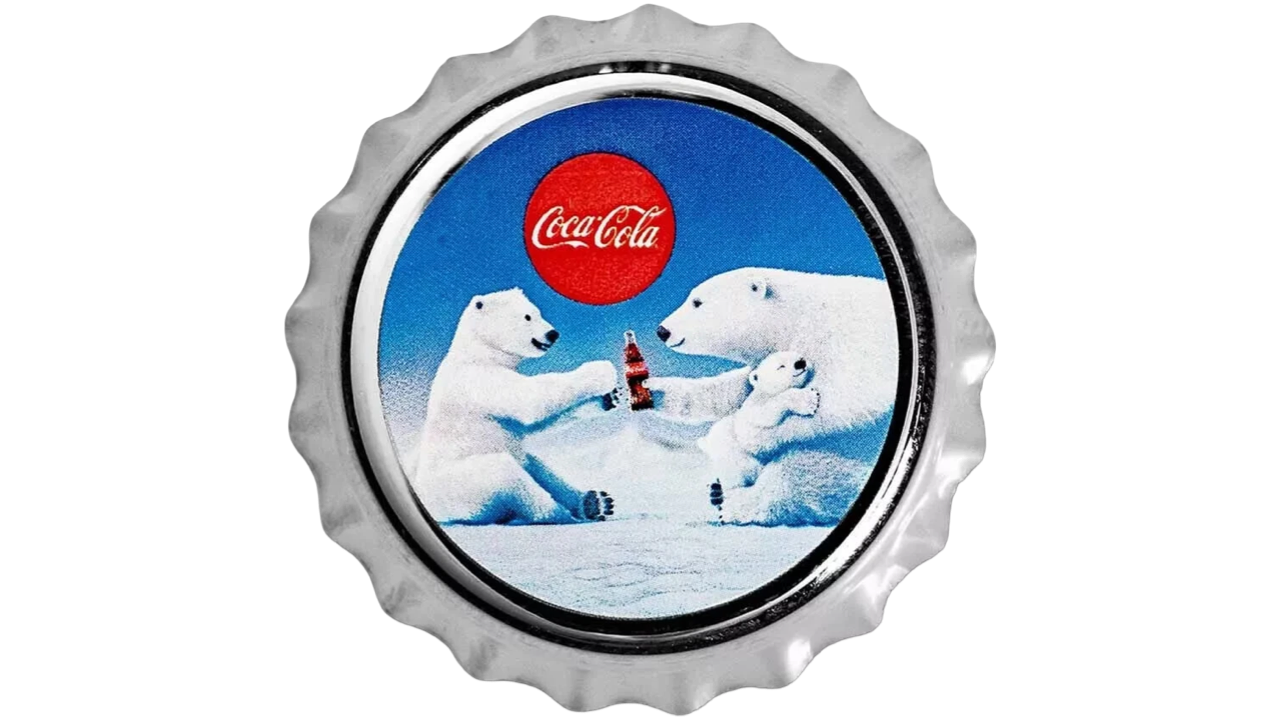 NIUE, One Dollar, 2023, UNC. **SERIE COCA COLA; OSO POLAR** - Imagen 2