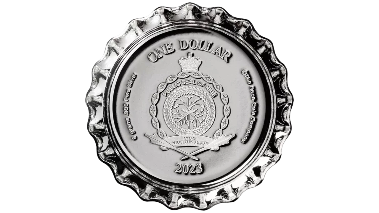 NIUE, One Dollar, 2023, UNC. **SERIE COCA COLA; OSO POLAR** - Imagen 3