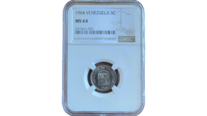 VENEZUELA, 5 Céntimos, 1964, NGC MS64.  **PUYA**