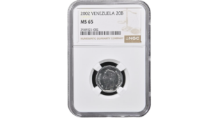 VENEZUELA, 20 Bolívares, 2.002, NGC MS65.  **TERCER MEJOR GRADO**