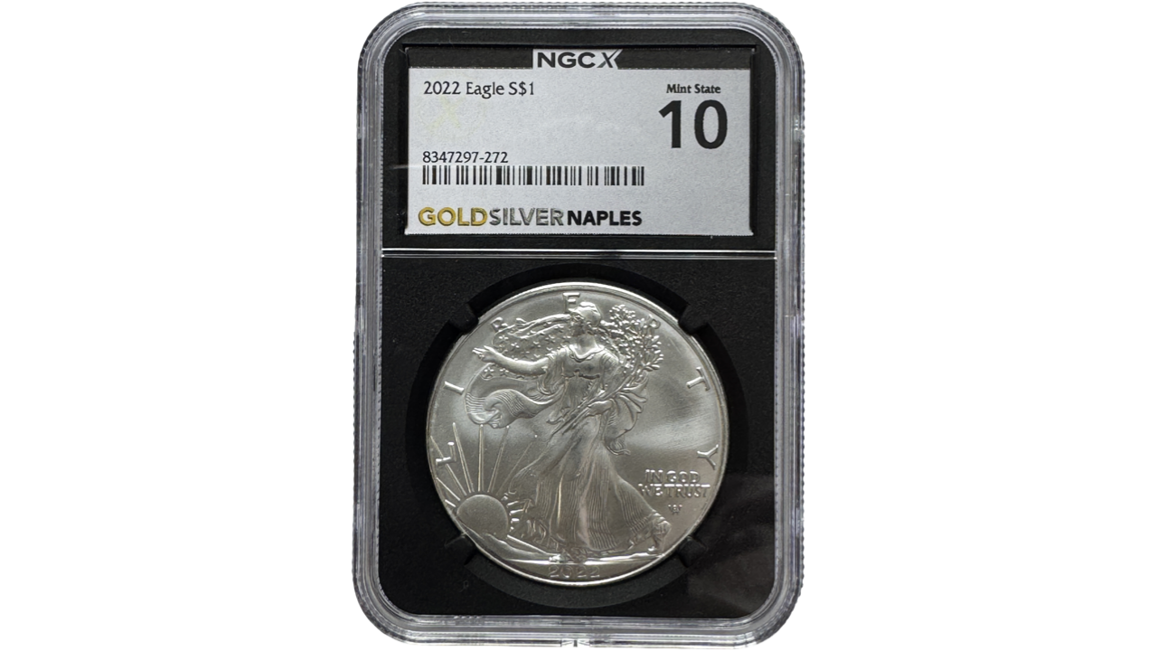 EE.UU., One Dollar, 2022, NGCX MS10. **LIBERTY WALKING**