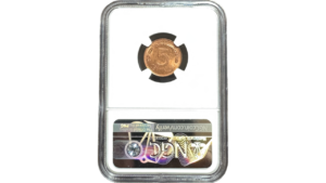 VENEZUELA, 5 Centimos, 1974, NGC MS63-RD.  **PUYA**