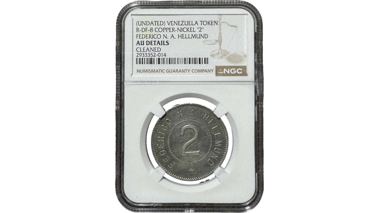 VENEZUELA, Ficha De Hacienda, 2 Medidas, NGC-AU DETAILS. **HACIENDAS GUARACARUMBO**