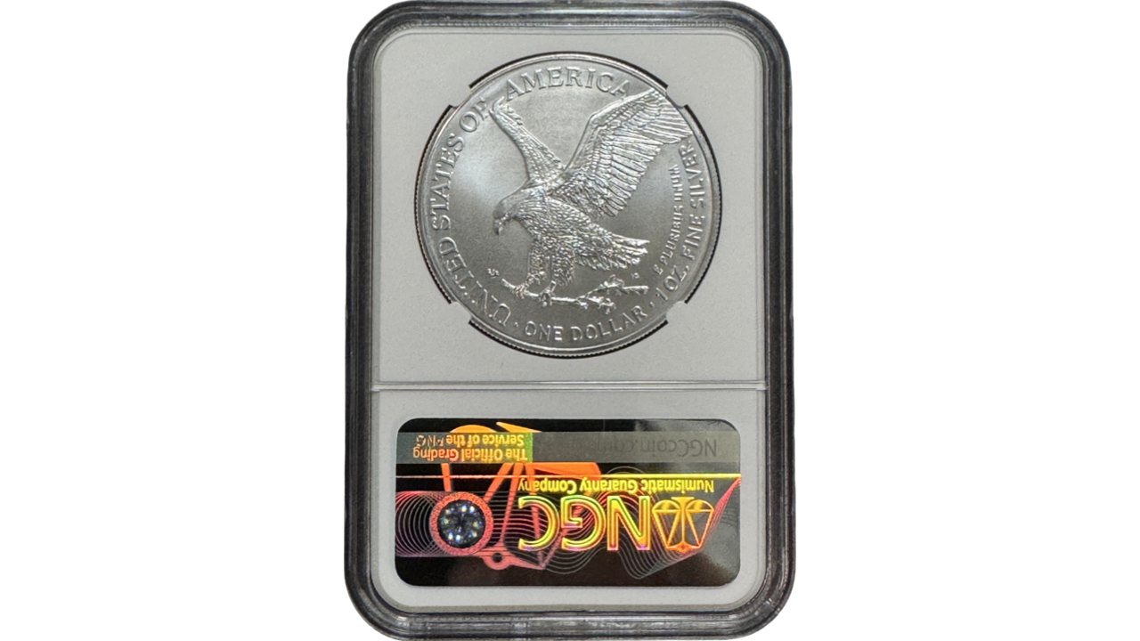 EE.UU., One Dollar, 2022, NGC MS70. **LIBERTY WALKING** - Imagen 2