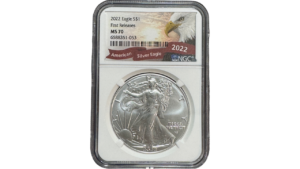 EE.UU., One Dollar, 2022, NGC MS70. **LIBERTY WALKING**