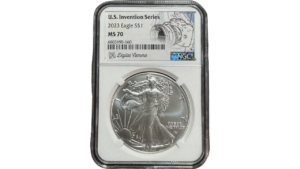 EE.UU., One Dollar, 2023, NGC MS70. **LIBERTY WALKING**