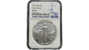 EE.UU., One Dollar, 2024, NGC MS70. **LIBERTY WALKING**