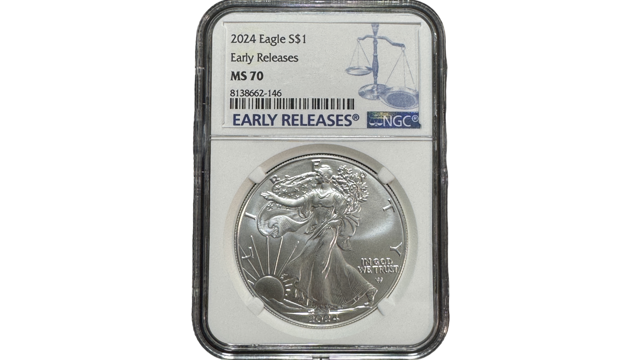 EE.UU., One Dollar, 2024, NGC MS70. **LIBERTY WALKING**
