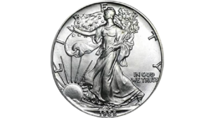 EE.UU., One Dollar, 1988, UNC. **LIBERTY WALKING**