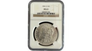 EE.UU., One Dollar, 1.883, NGC MS63.  **MORGAN**